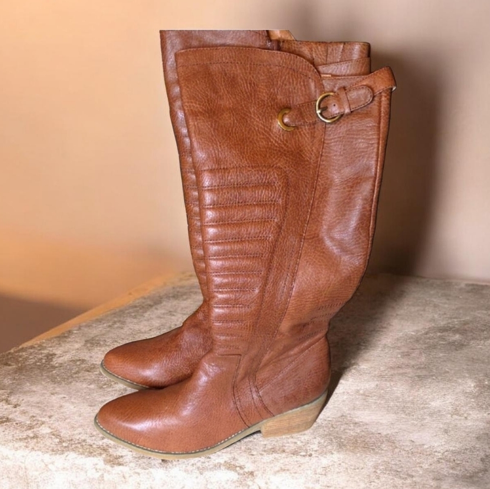 Envy Brown Leather Boots